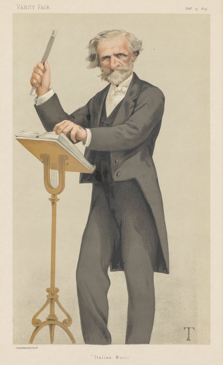 Vanity Fair: Italienische Musik, 1879 von Theobald Chartran