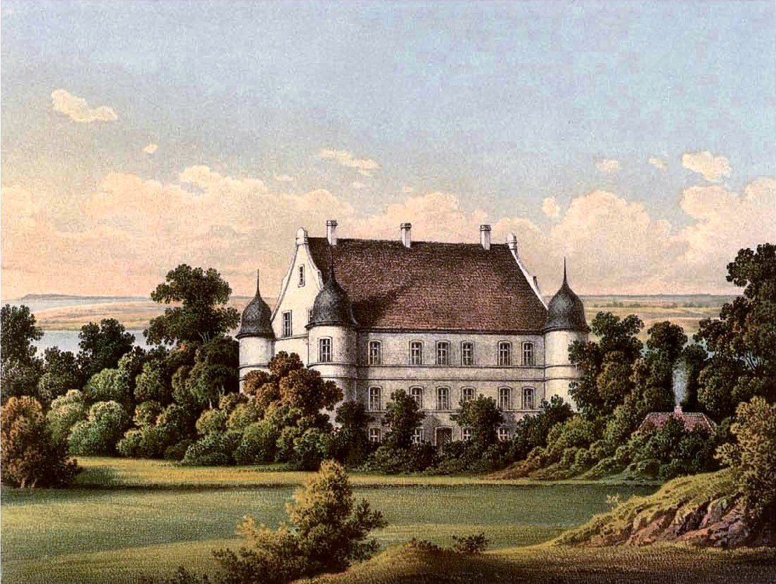 Schloss Spyker Rügen von Theodor Albert