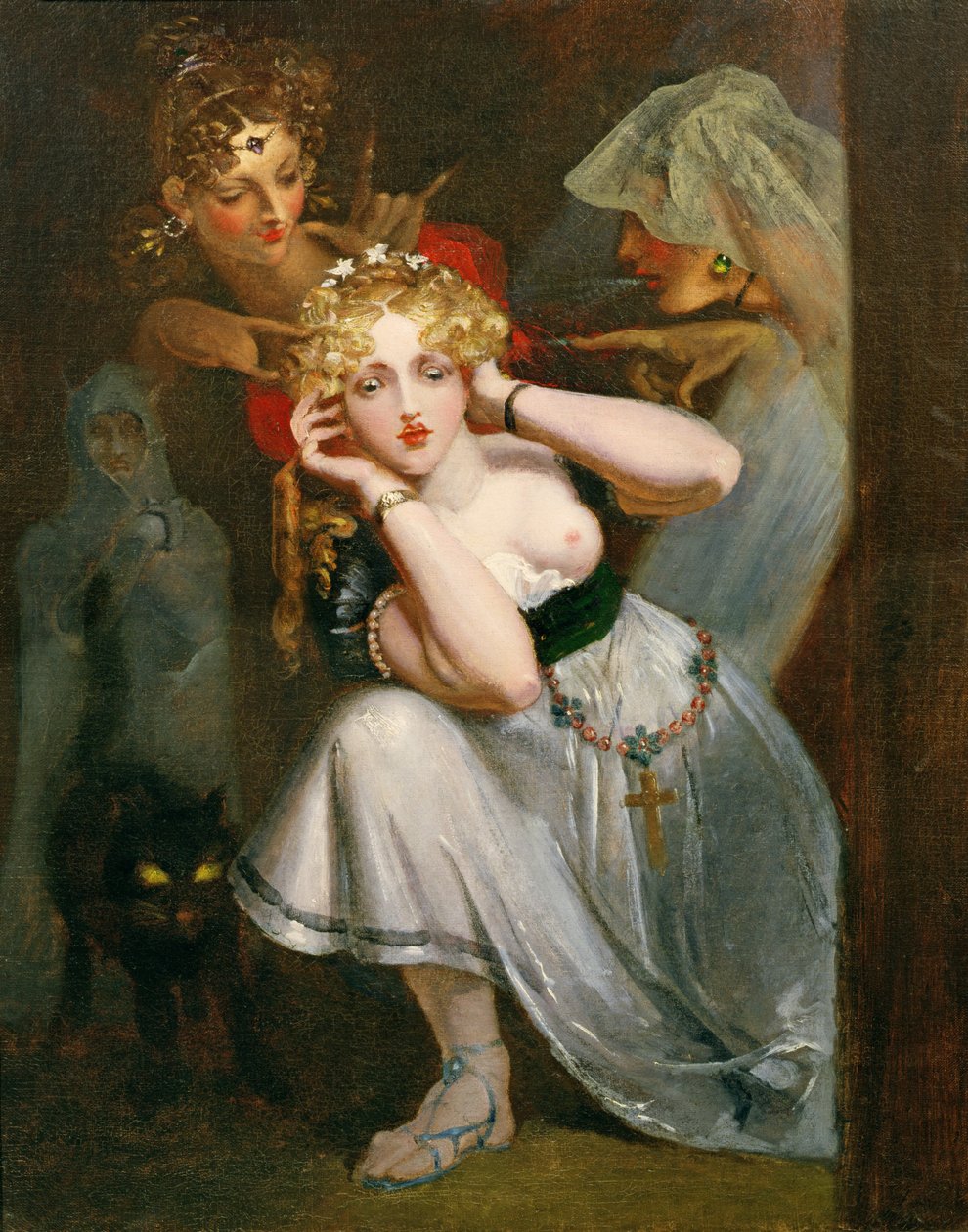 Bertalda erschreckt durch Erscheinungen von Theodor M. von Holst