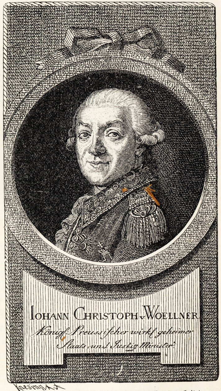 Johann Christoph von Woellner 1732-1800 von Theodor Knesing