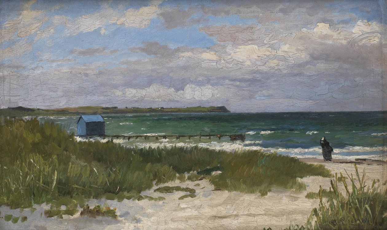 Isola del Liri, Italien. Bewölkter Tag von Theodor Philipsen