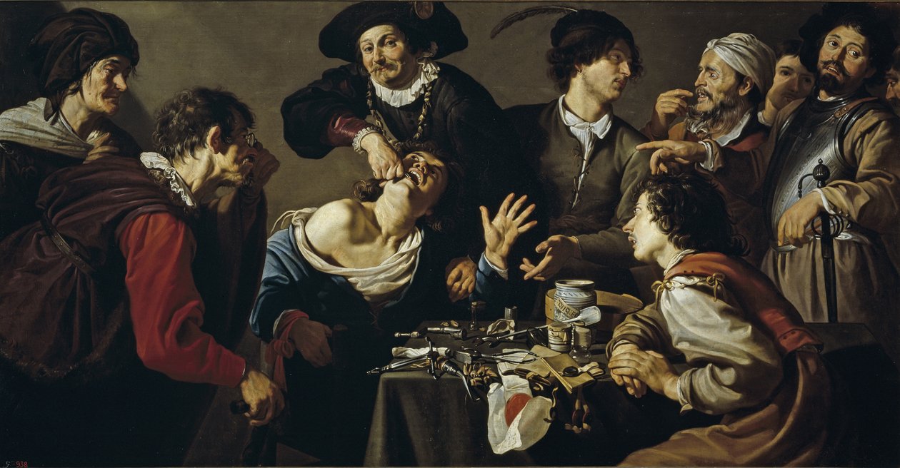 Der Quacksalber, 1620-1625 von Theodor Rombouts
