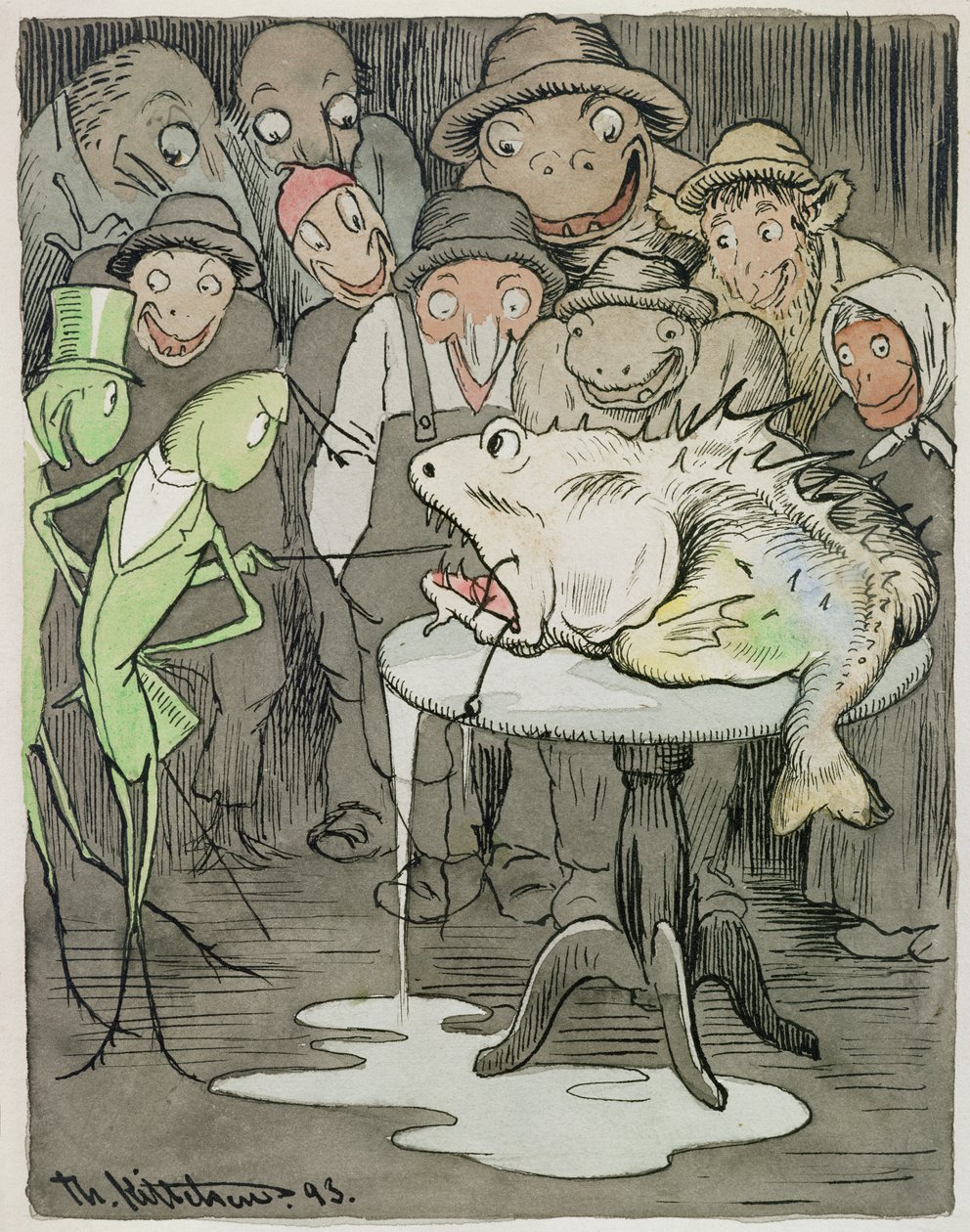 Ein seltenes Tier von Theodor Kittelsen