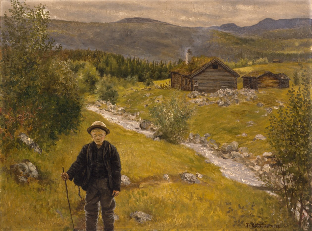 Abschied Mutter von Theodor Kittelsen