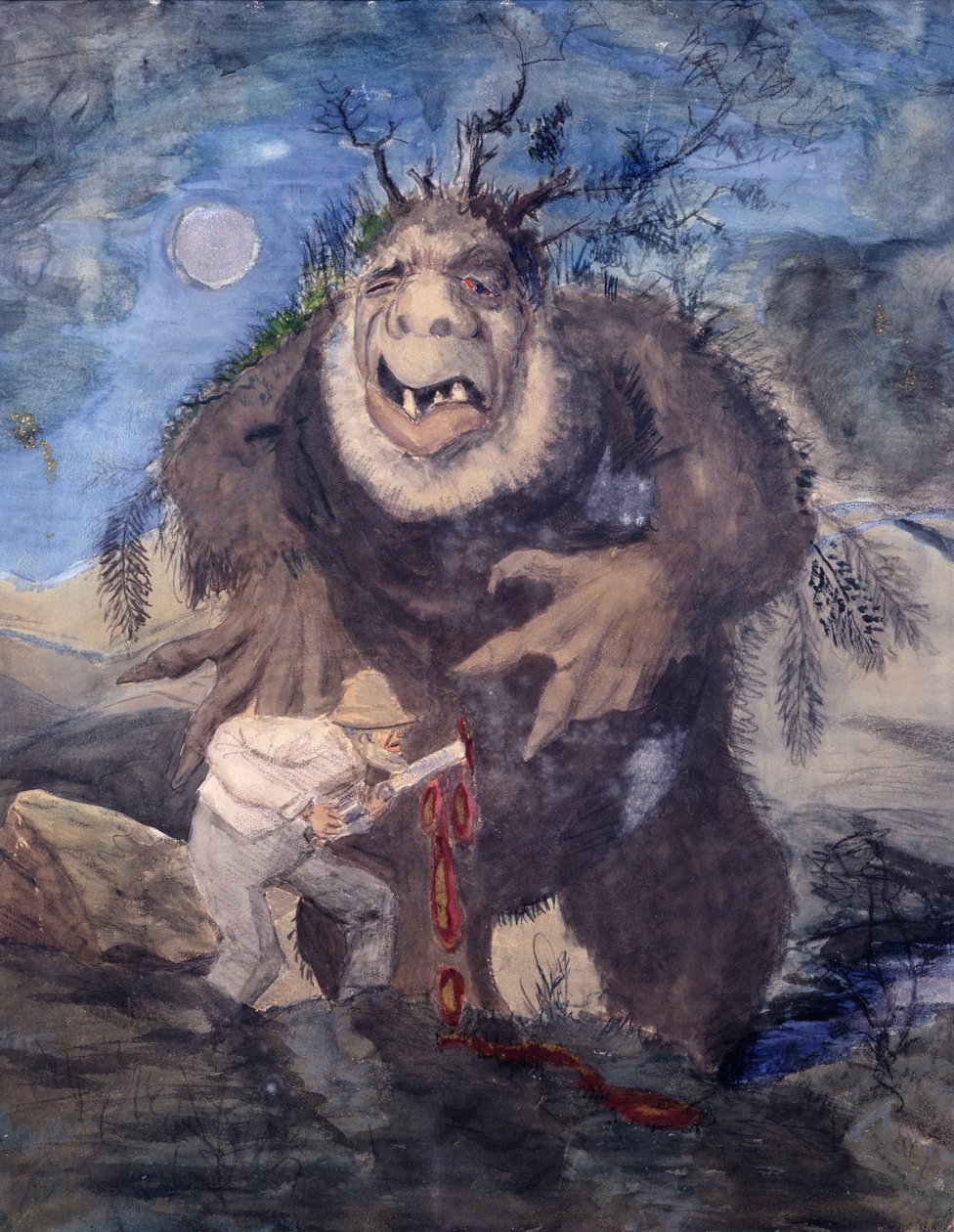 Waldtroll von Theodor Kittelsen
