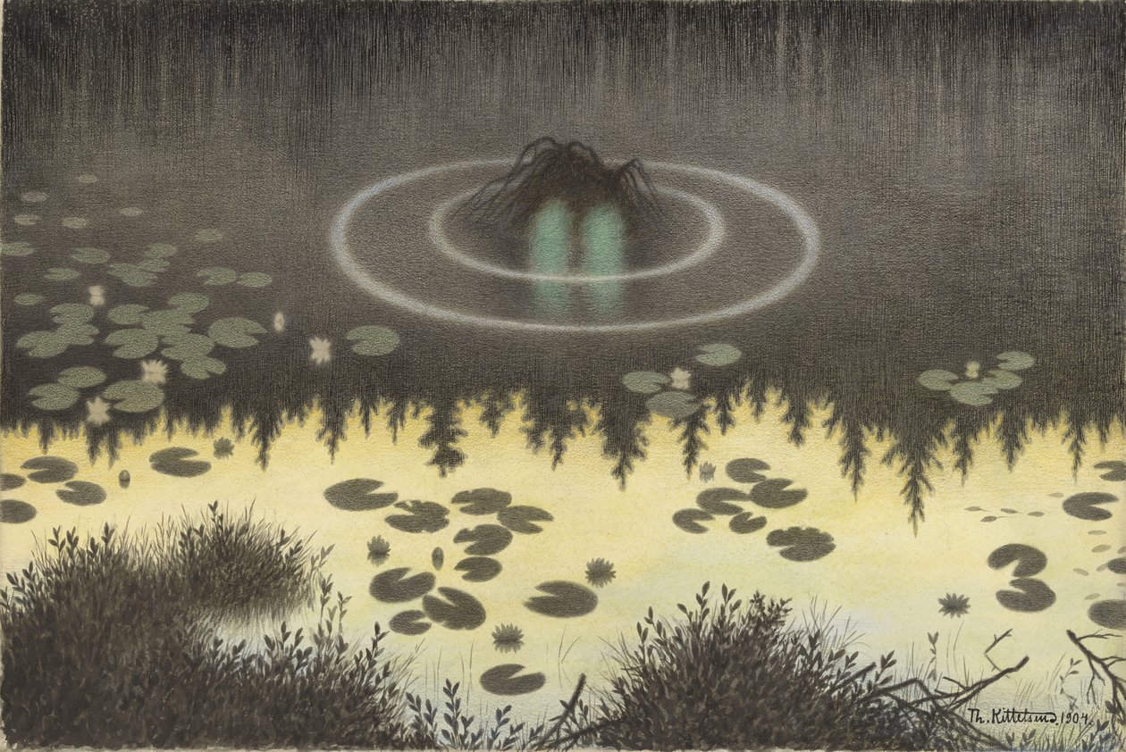 Der Wassergeist von Theodor Kittelsen