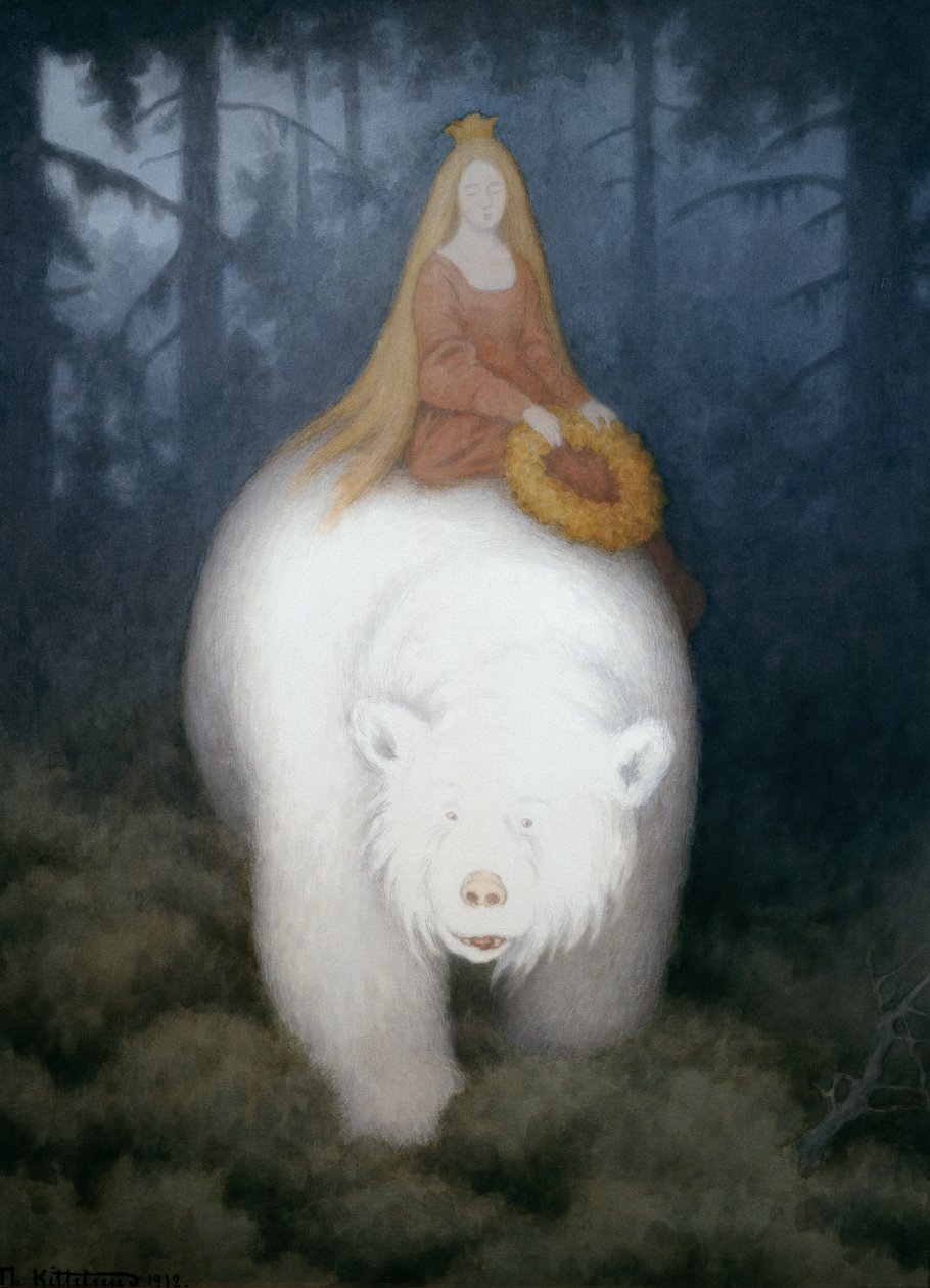 Weißer Bärenkönig Valemon von Theodor Kittelsen