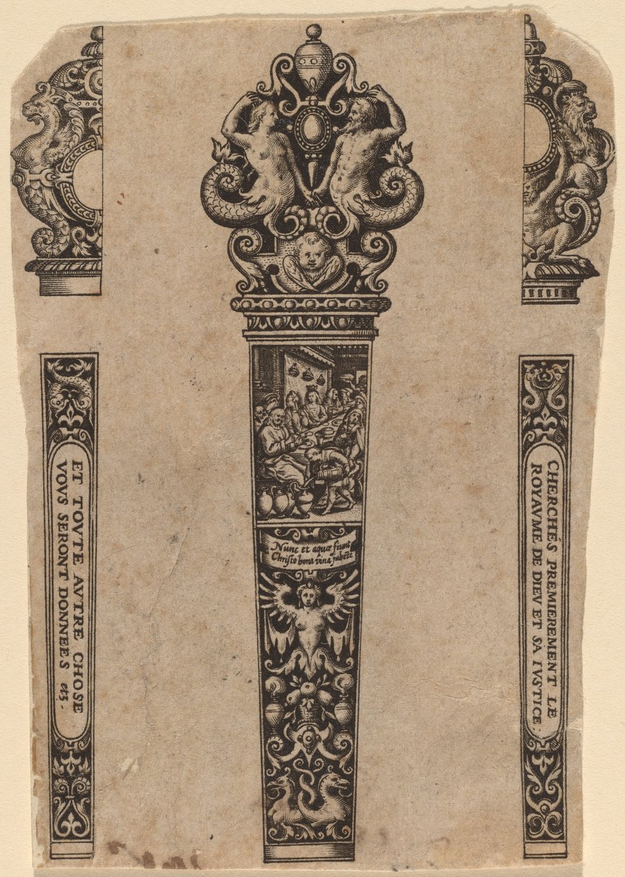 Ornament für Messergriff von Theodor de Bry