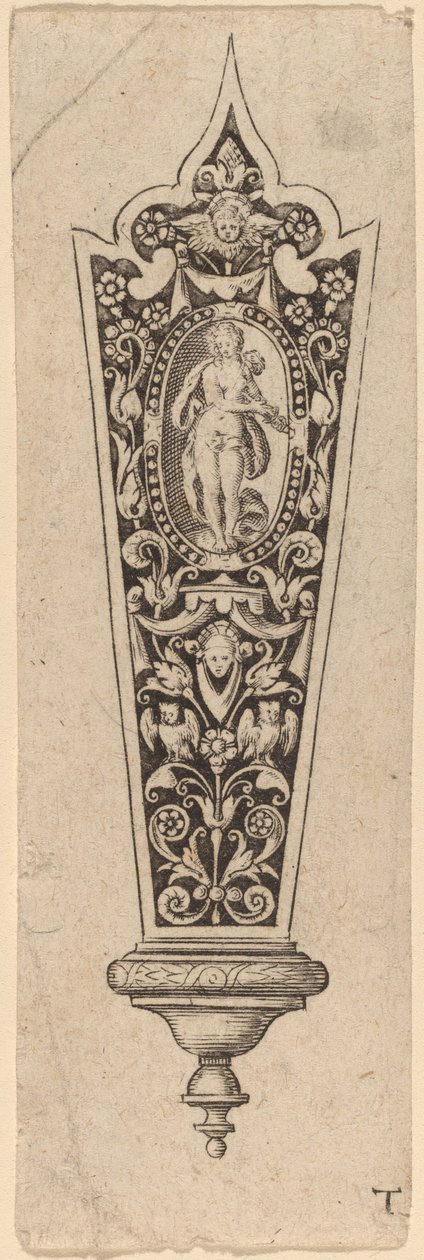 Ornament für Messergriff von Theodor de Bry