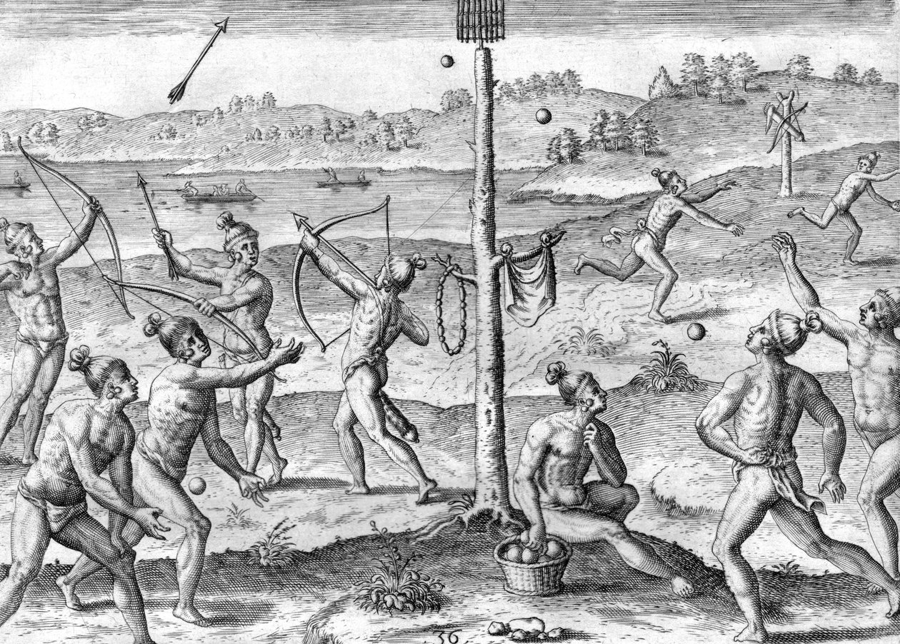 Stamm der Timucua-Indianer von Theodor de Bry