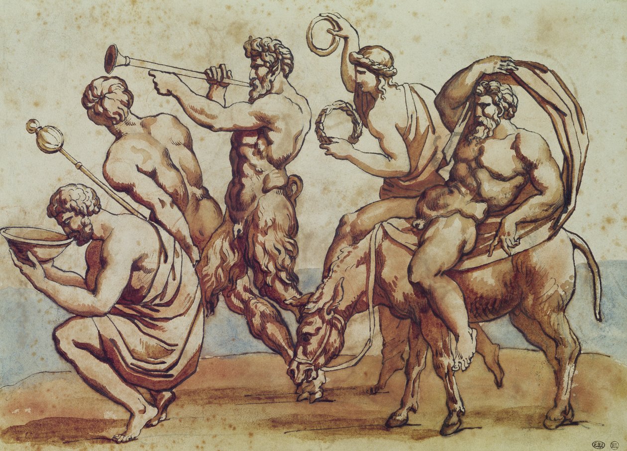 Bacchanal von Theodore Gericault