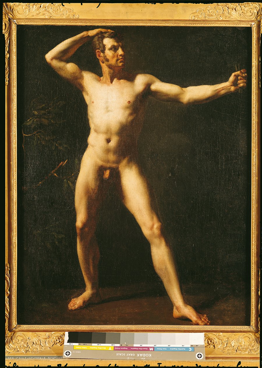 Studie eines Mannes von Theodore Gericault