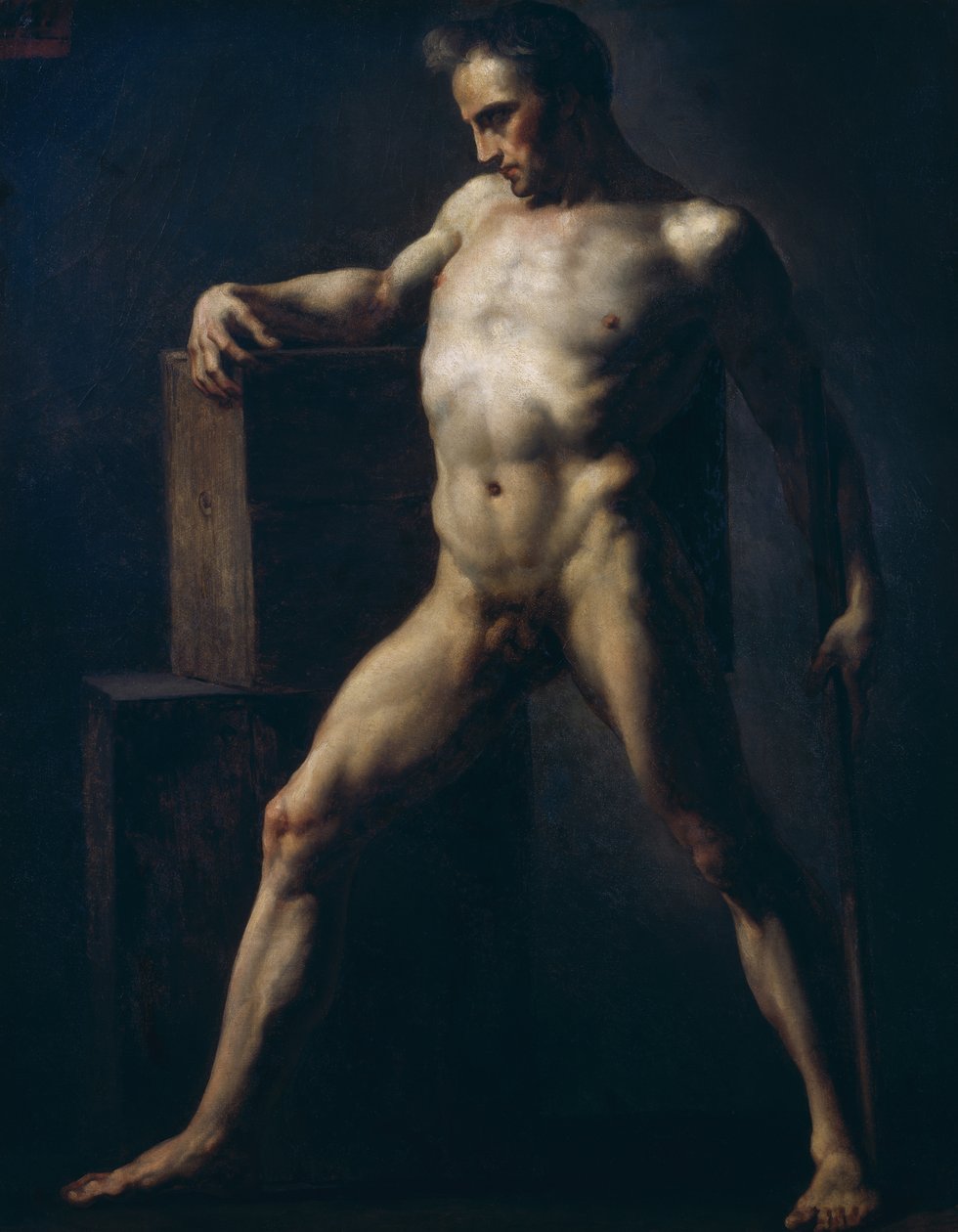 Studie eines Mannes, ca. 1808-12 von Theodore Gericault