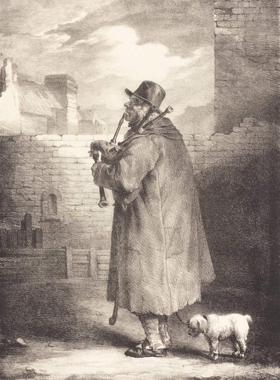 Der Pfeifer, ca. 1821 von Theodore Gericault