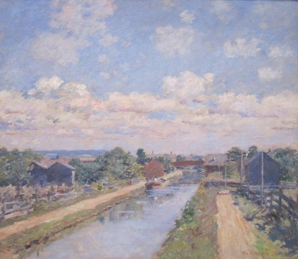 Port Ben, Delaware und Hudson Kanal von Theodore Robinson