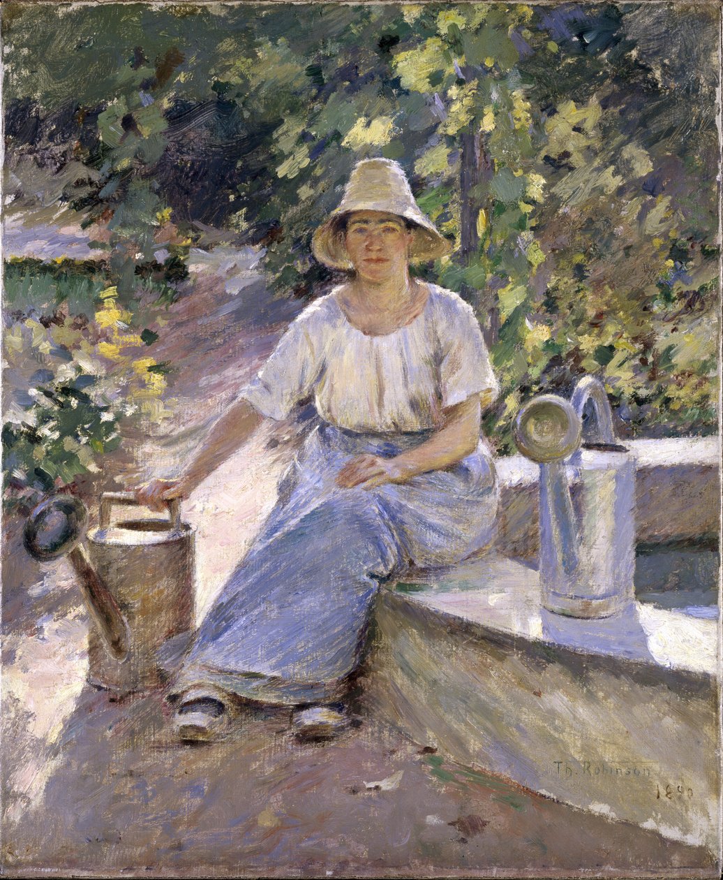 Die Gießkannen, 1890 von Theodore Robinson