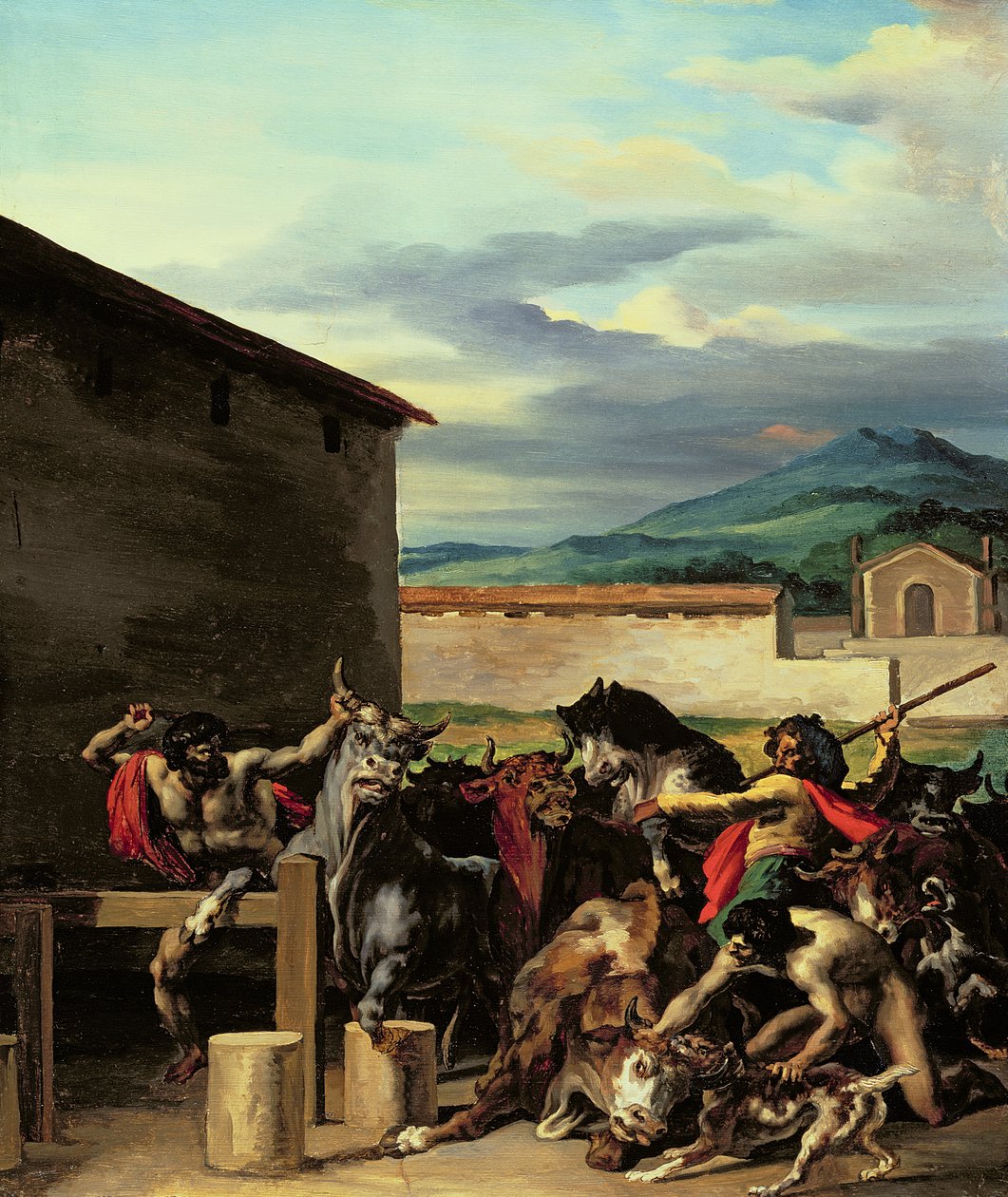 Viehmarkt von Theodore Gericault