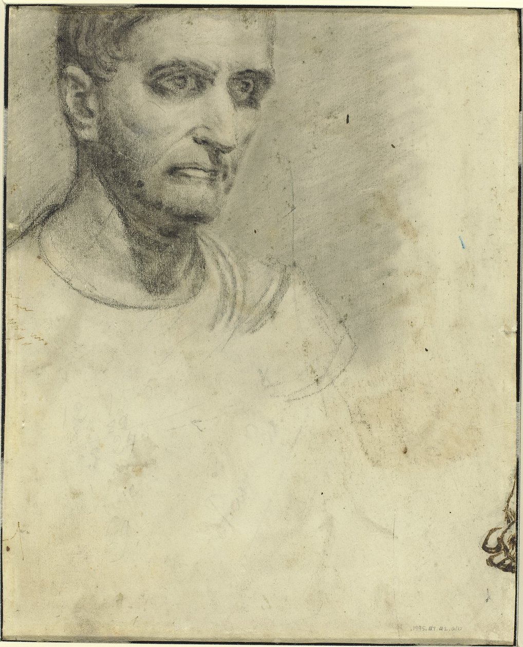 Studie eines Mannes [verso] von Theodore Gericault