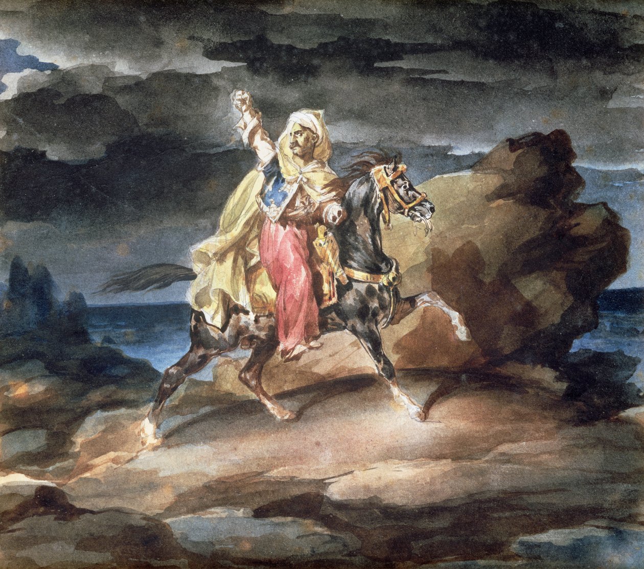 Der Giaour, ca. 1822-23 von Theodore Gericault