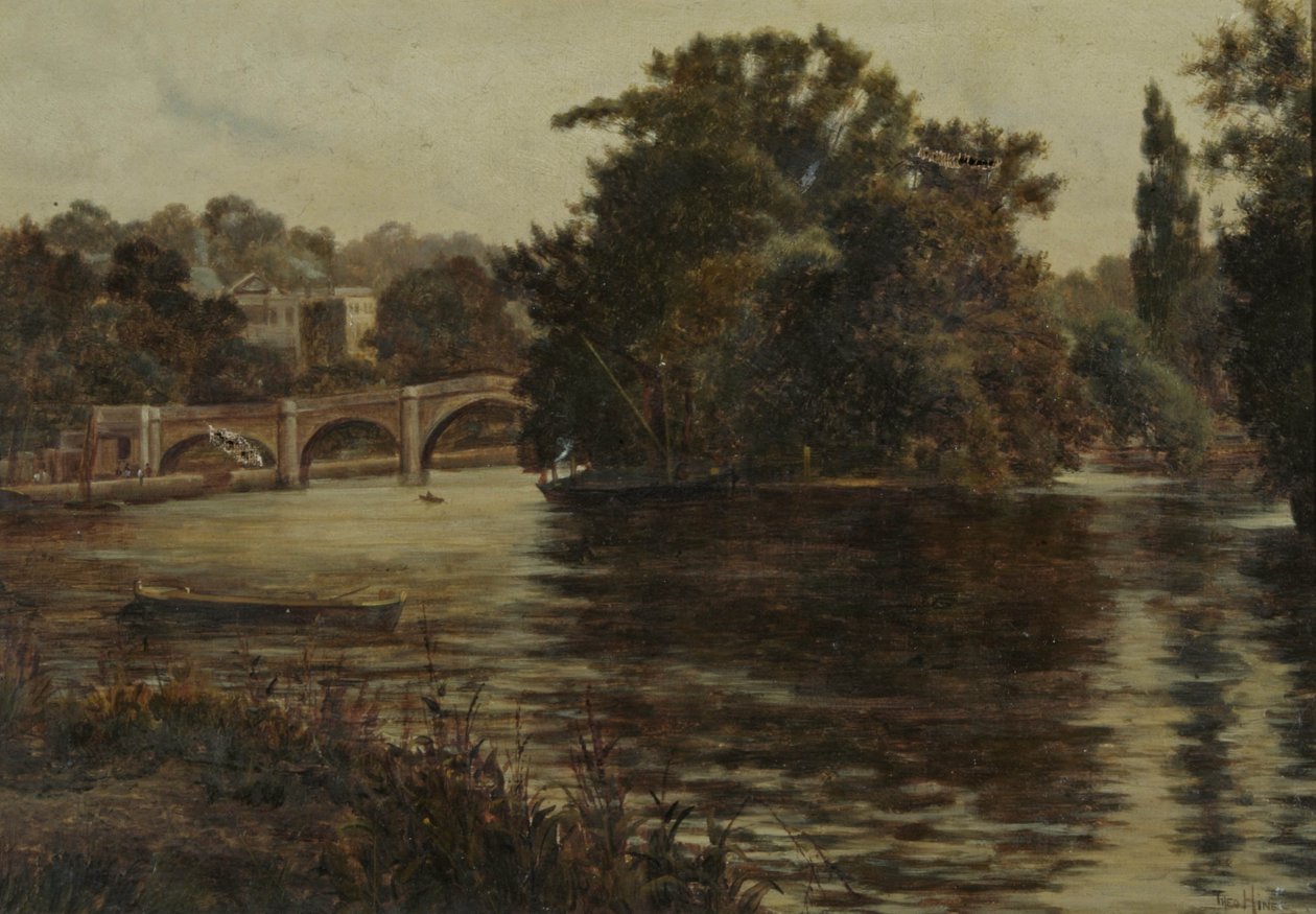 Richmond von unterhalb der Brücke von Theodore Hines