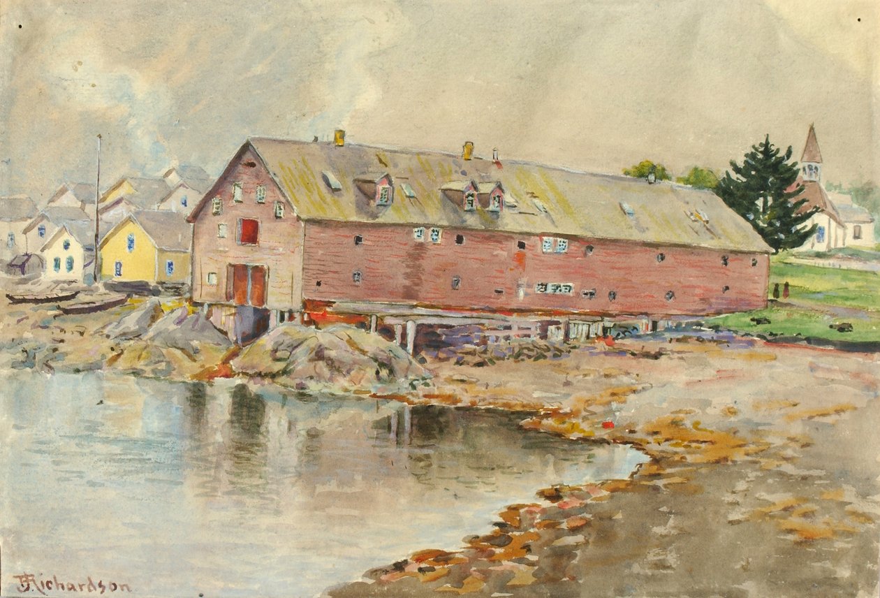 Das alte Lagerhaus, Sitka von Theodore J. Richardson