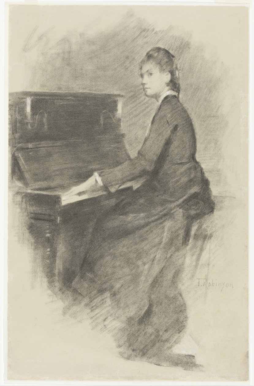 Am Klavier von Theodore Robinson