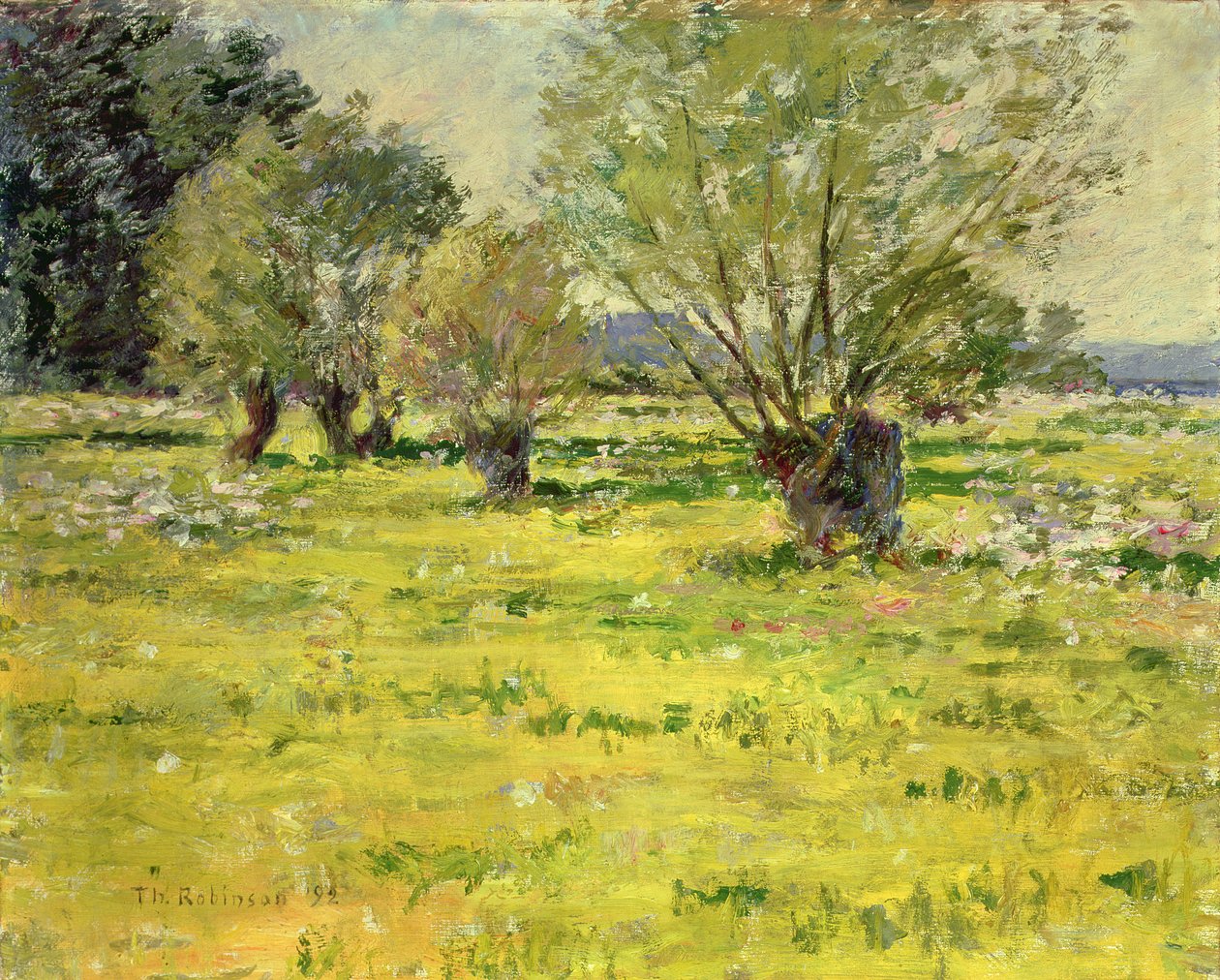 Frühling von Theodore Robinson