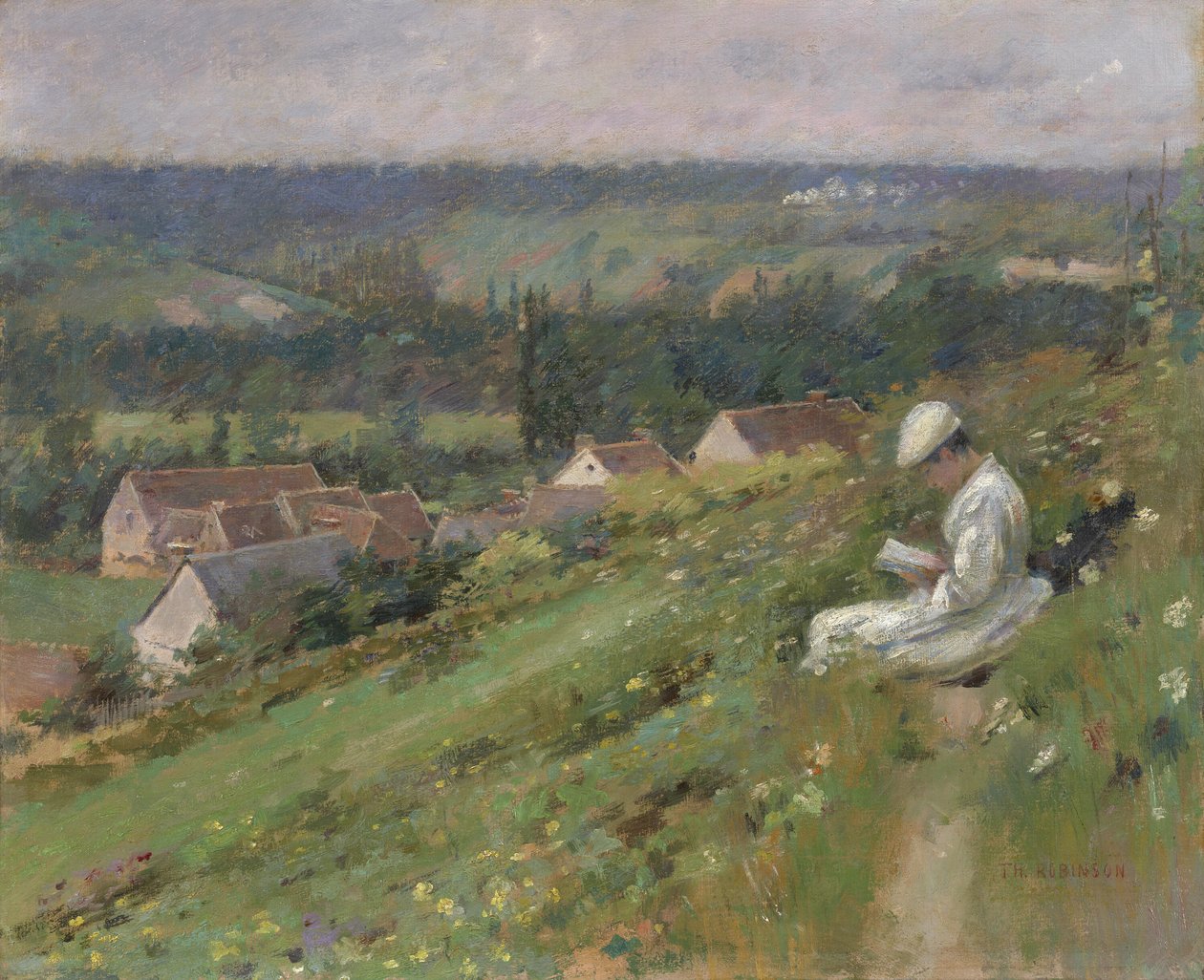 Das Tal von Arconville, ca. 1887 von Theodore Robinson