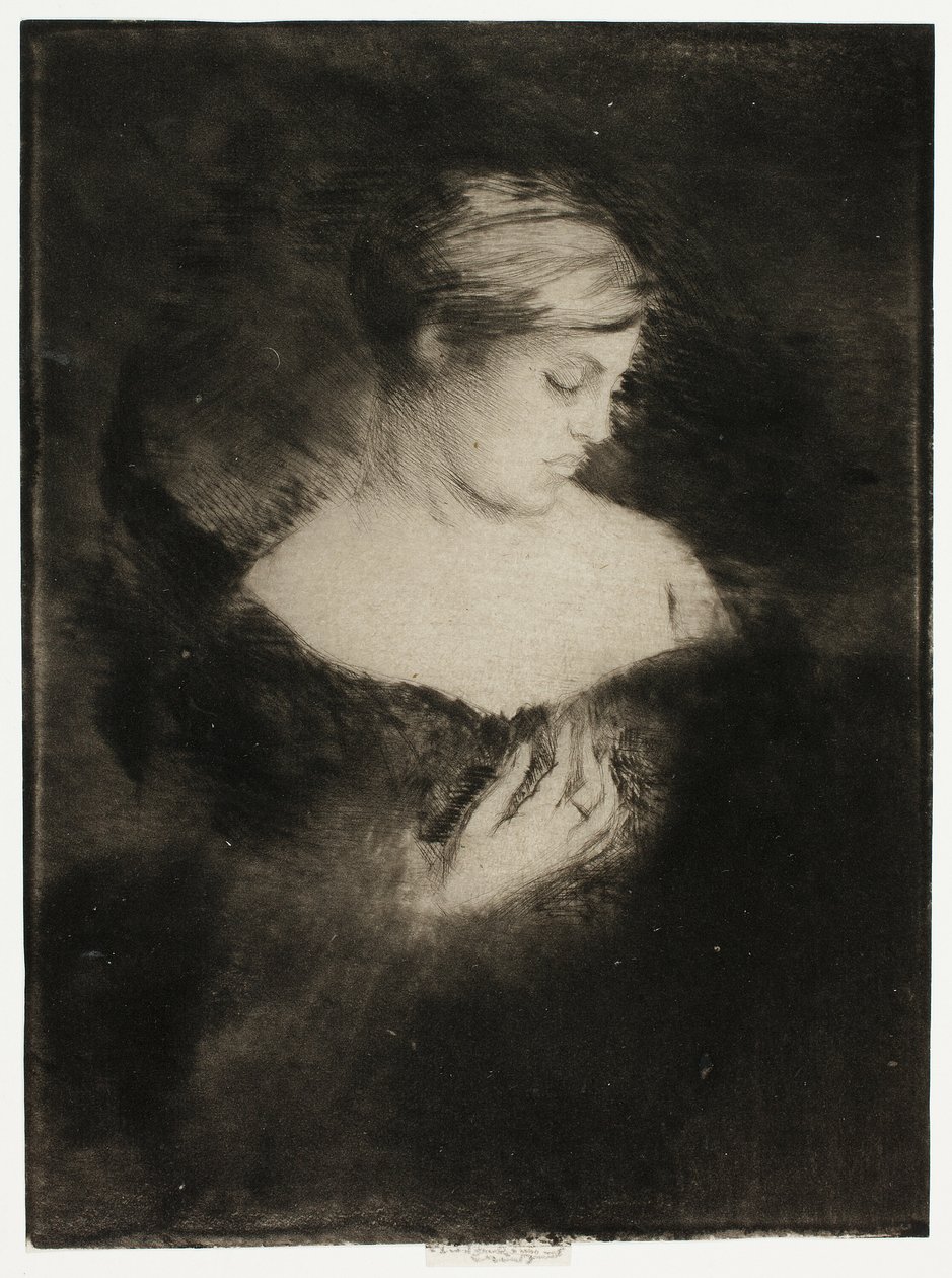Profil einer Frau von Theodore Roussel