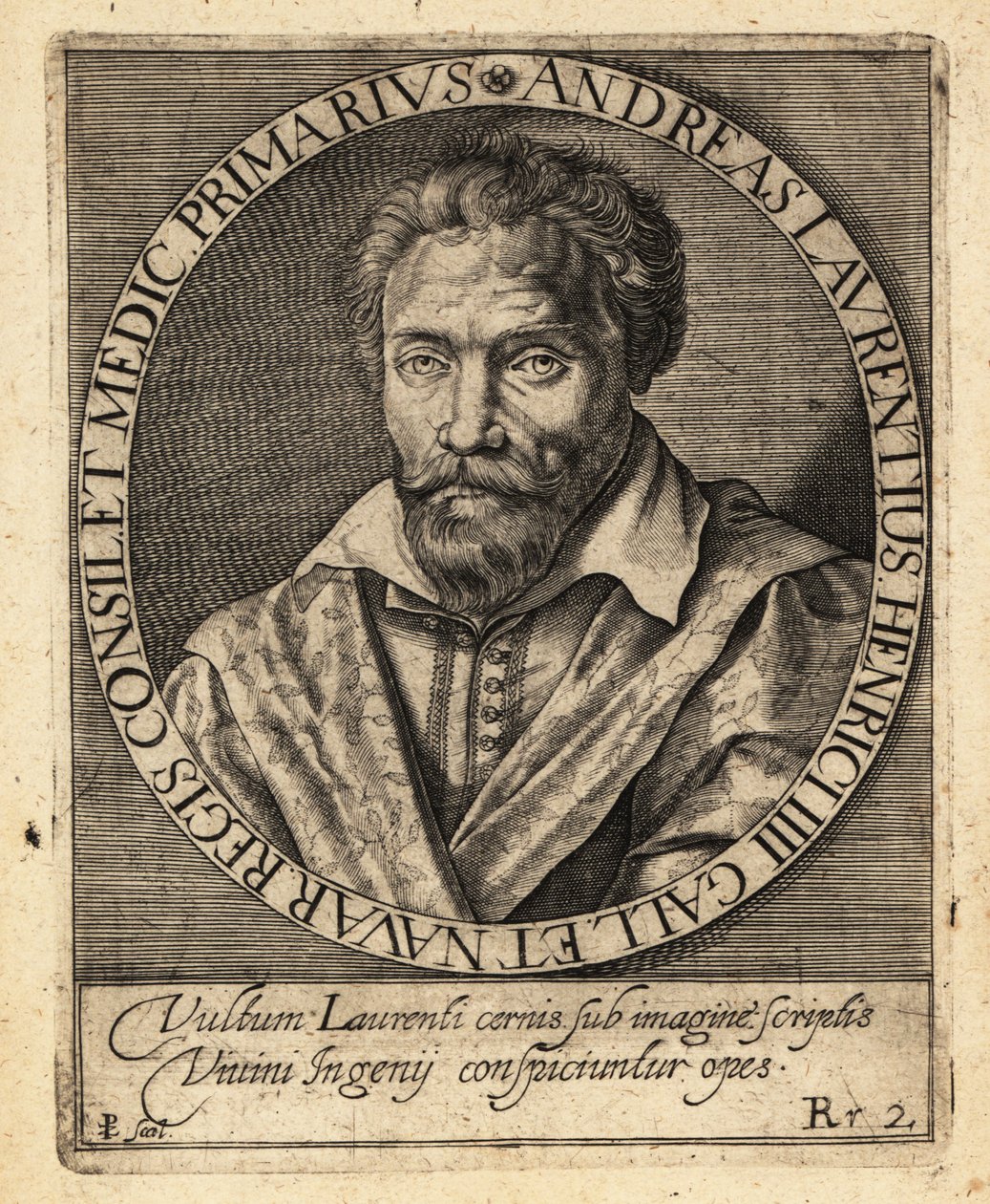 Andre du Laurens, französischer Arzt von Theodore de Bry