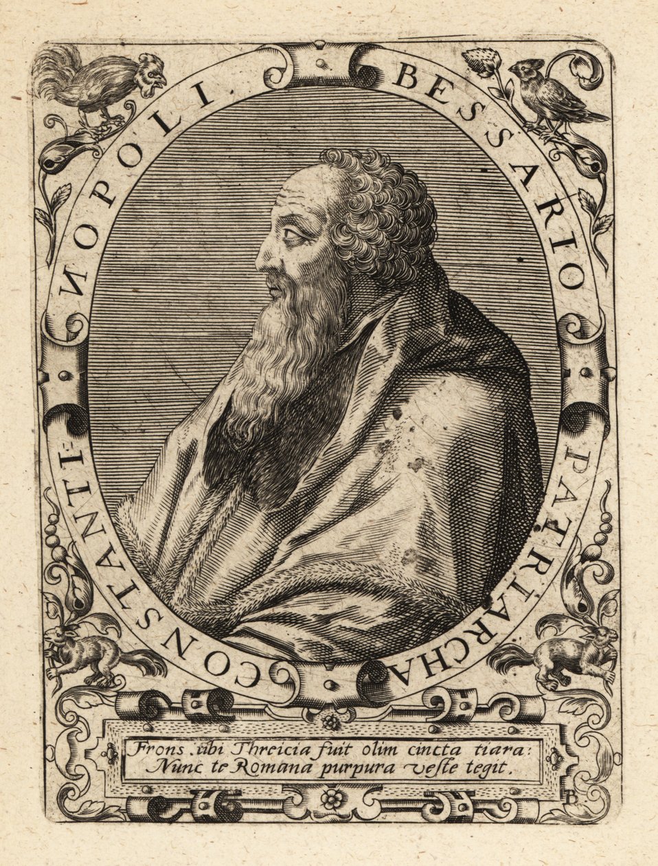 Basilios Bessarion, Patriarch von Konstantinopel von Theodore de Bry