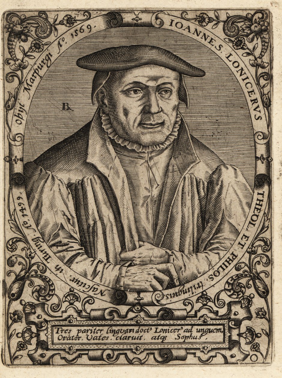 Johann Lonitzer von Theodore de Bry