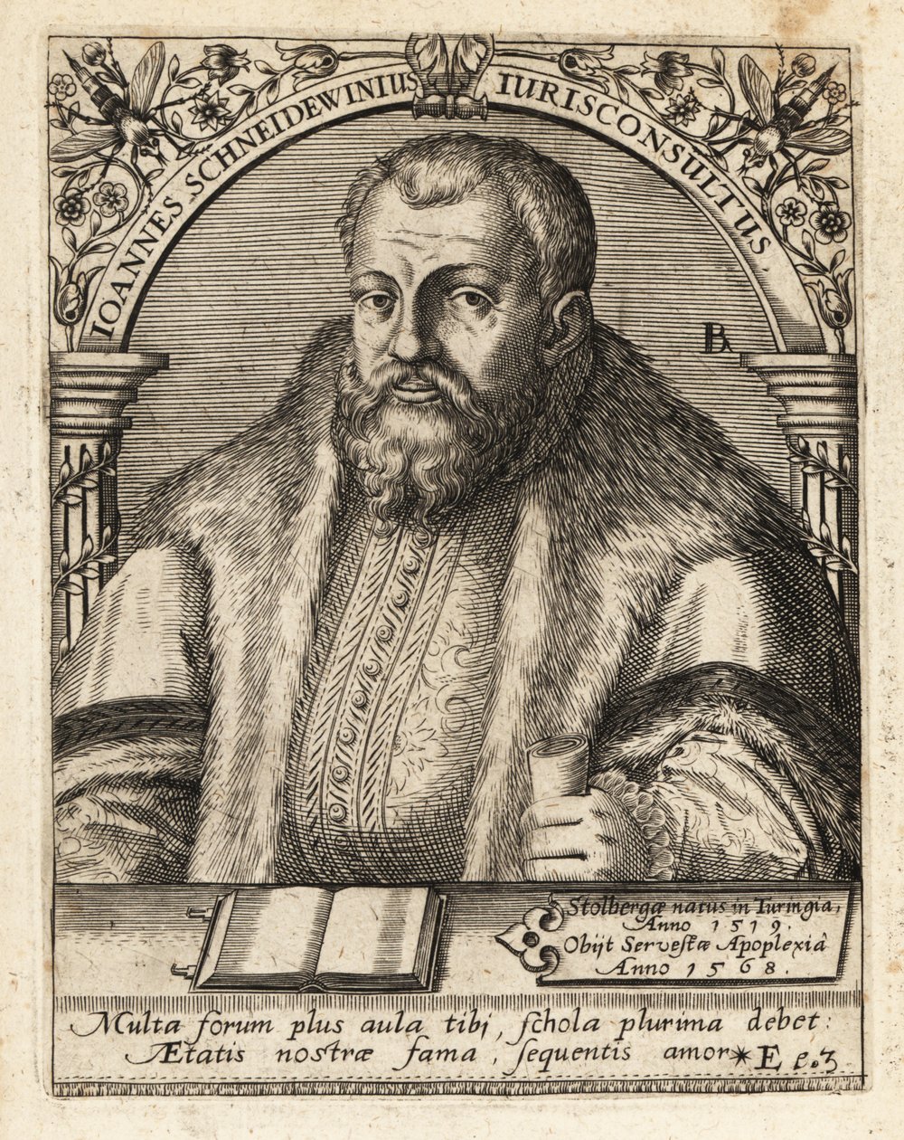 Johann Schneidewein von Theodore de Bry