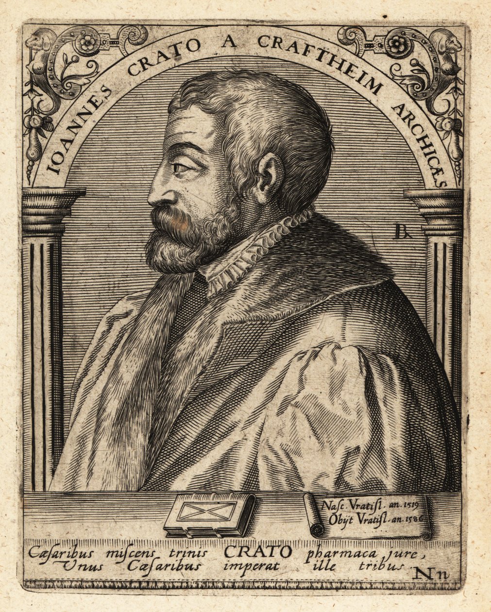 Johannes Crato von Krafftheim von Theodore de Bry