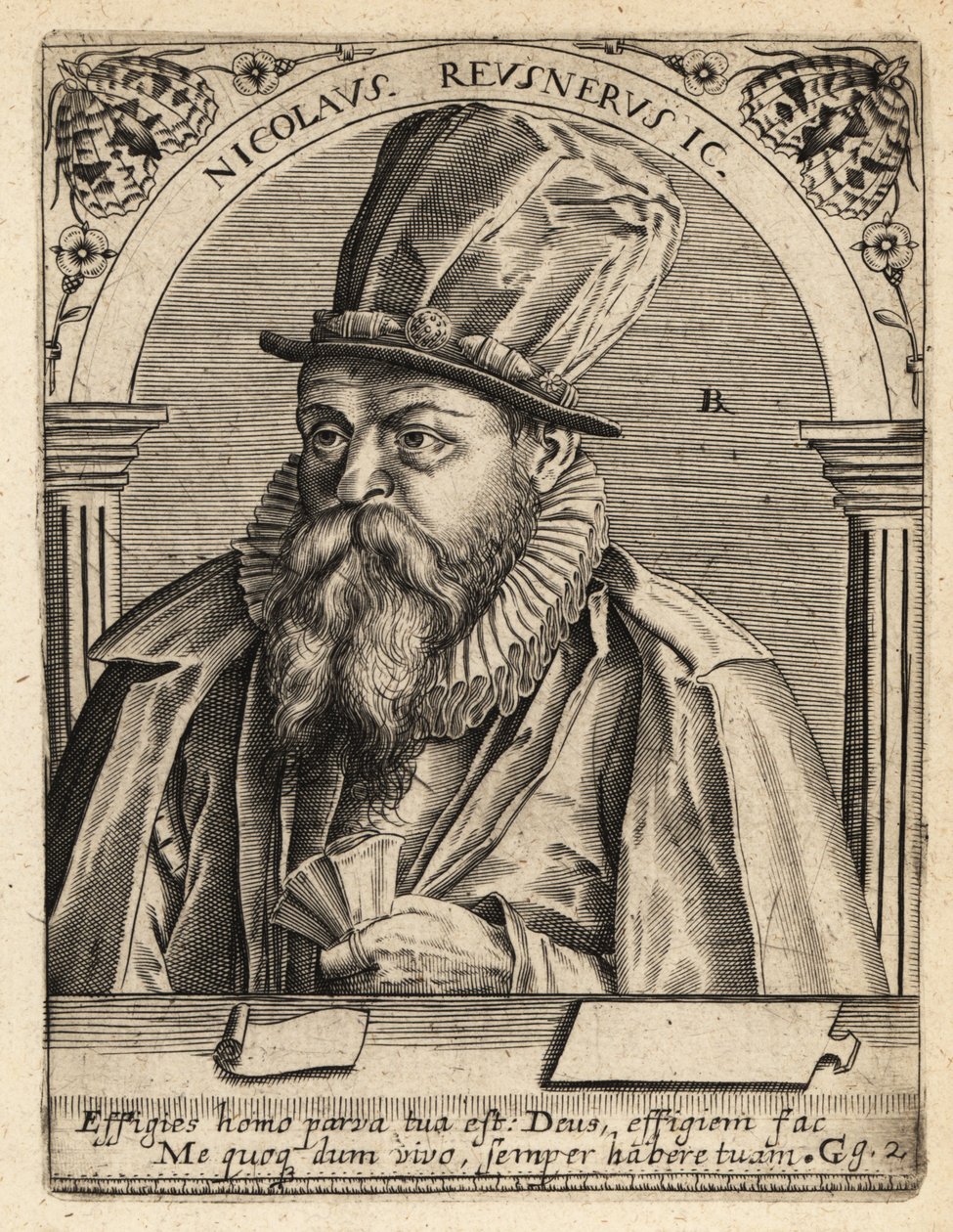 Nicolaus Reusner von Theodore de Bry