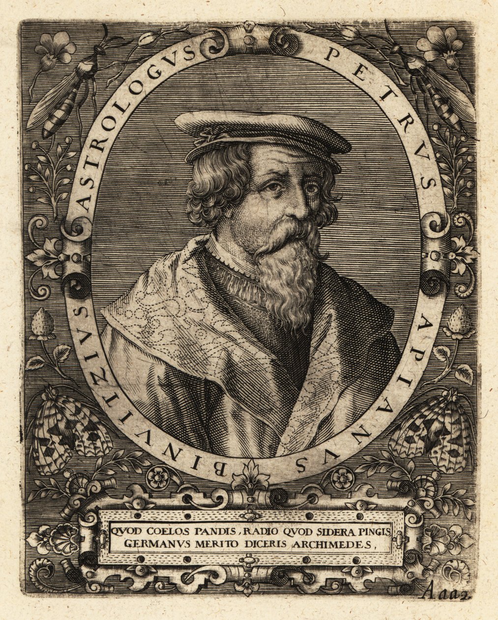 Peter Apian, deutscher Astronom von Theodore de Bry