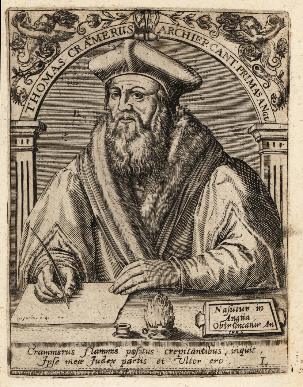 Thomas Cranmer von Theodore de Bry