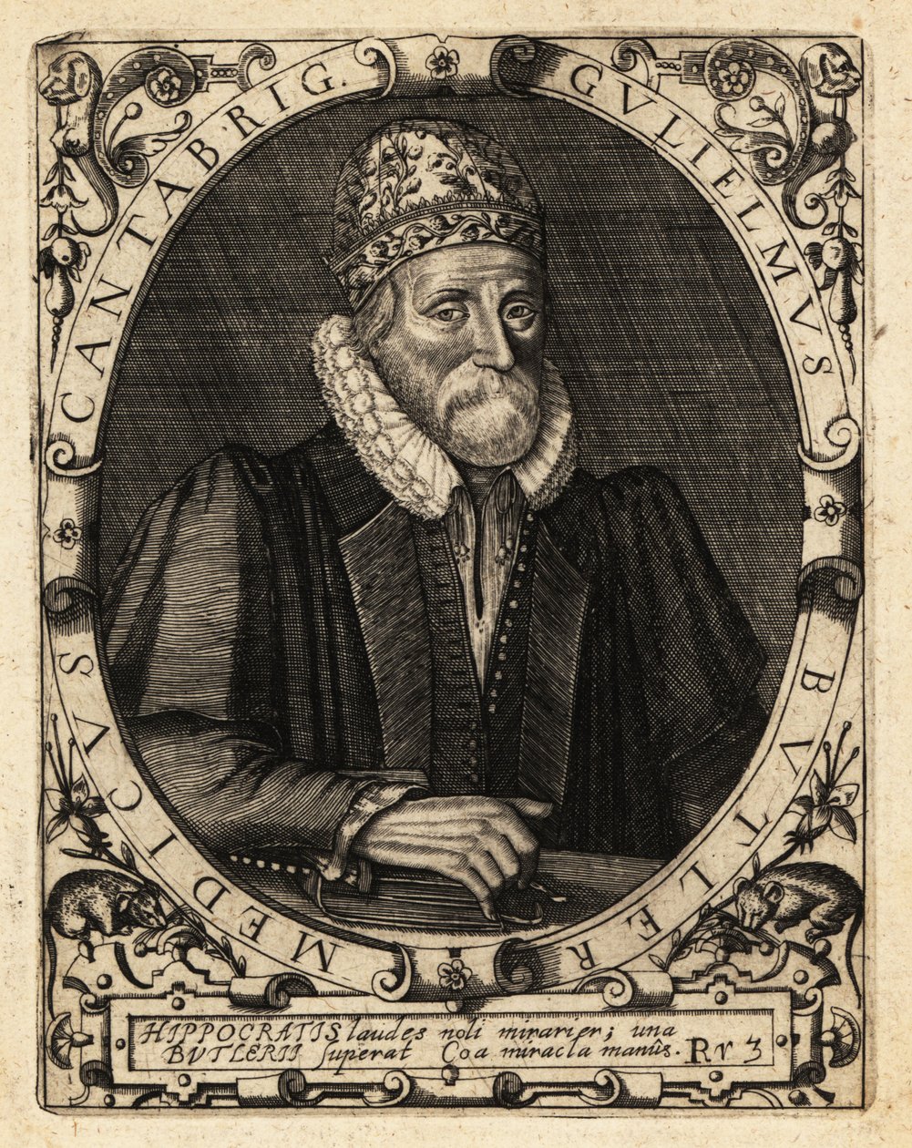 William Butler, englischer Akademiker von Theodore de Bry