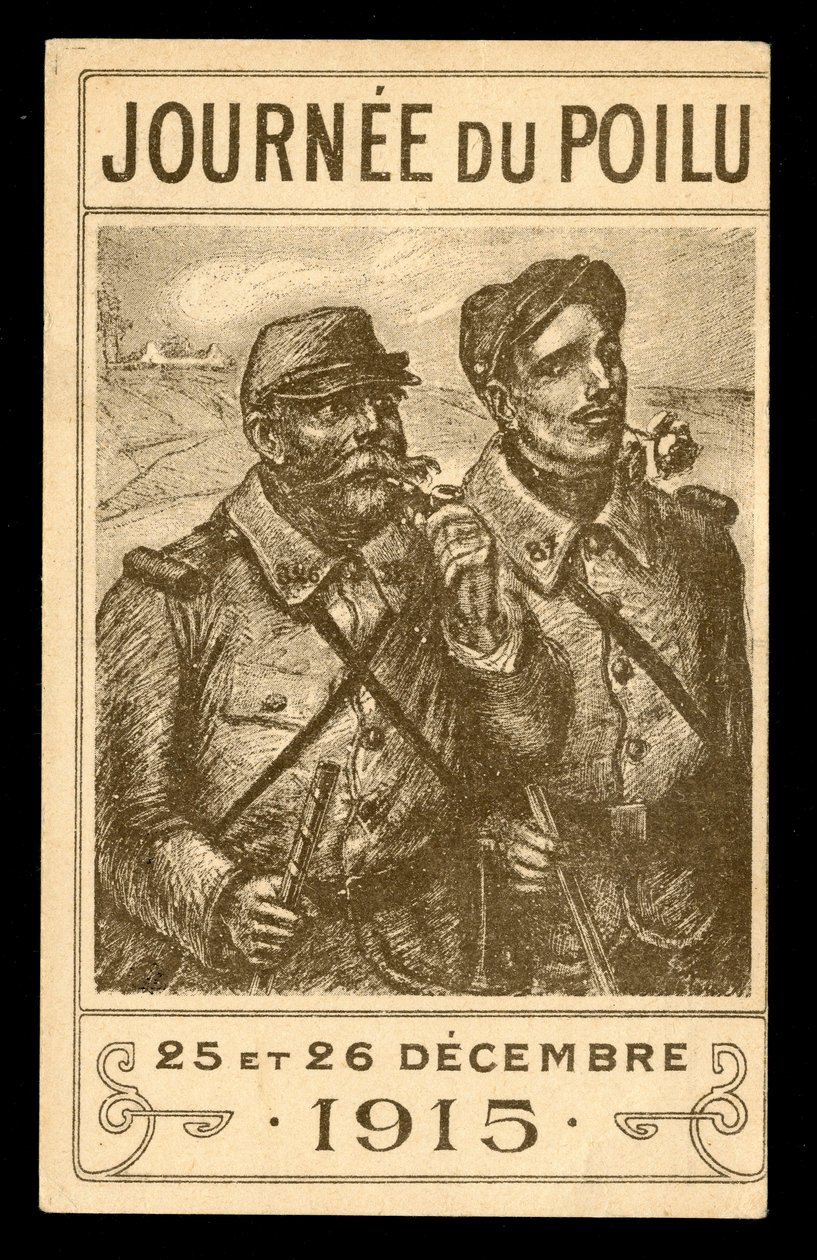 Postkarte, Satirisch in Schwarz-Weiß. von Théophile Alexandre Steinlen