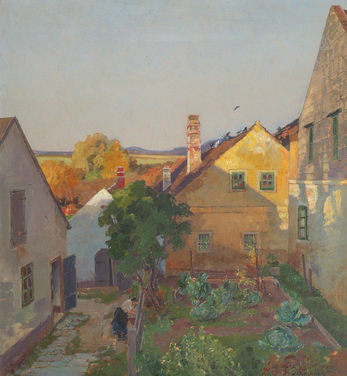In der Abendsonne von Therese Schachner