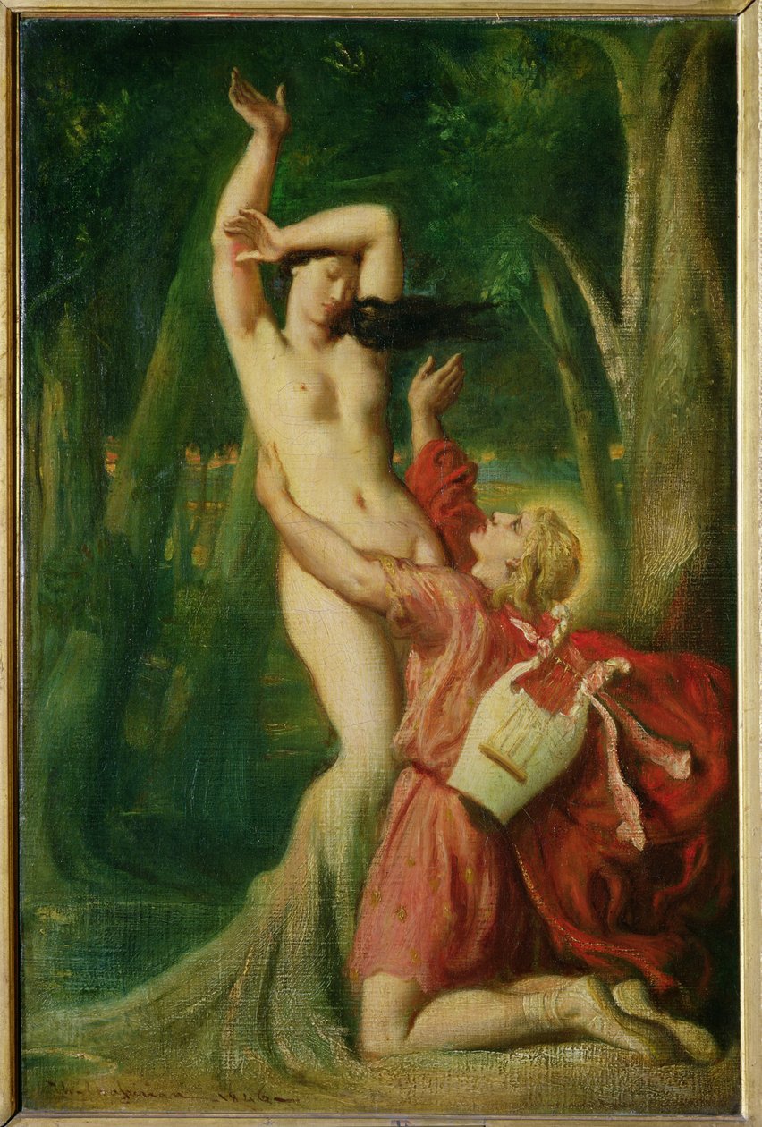 Apollo und Daphne, ca. 1845 von Théodore Chassériau