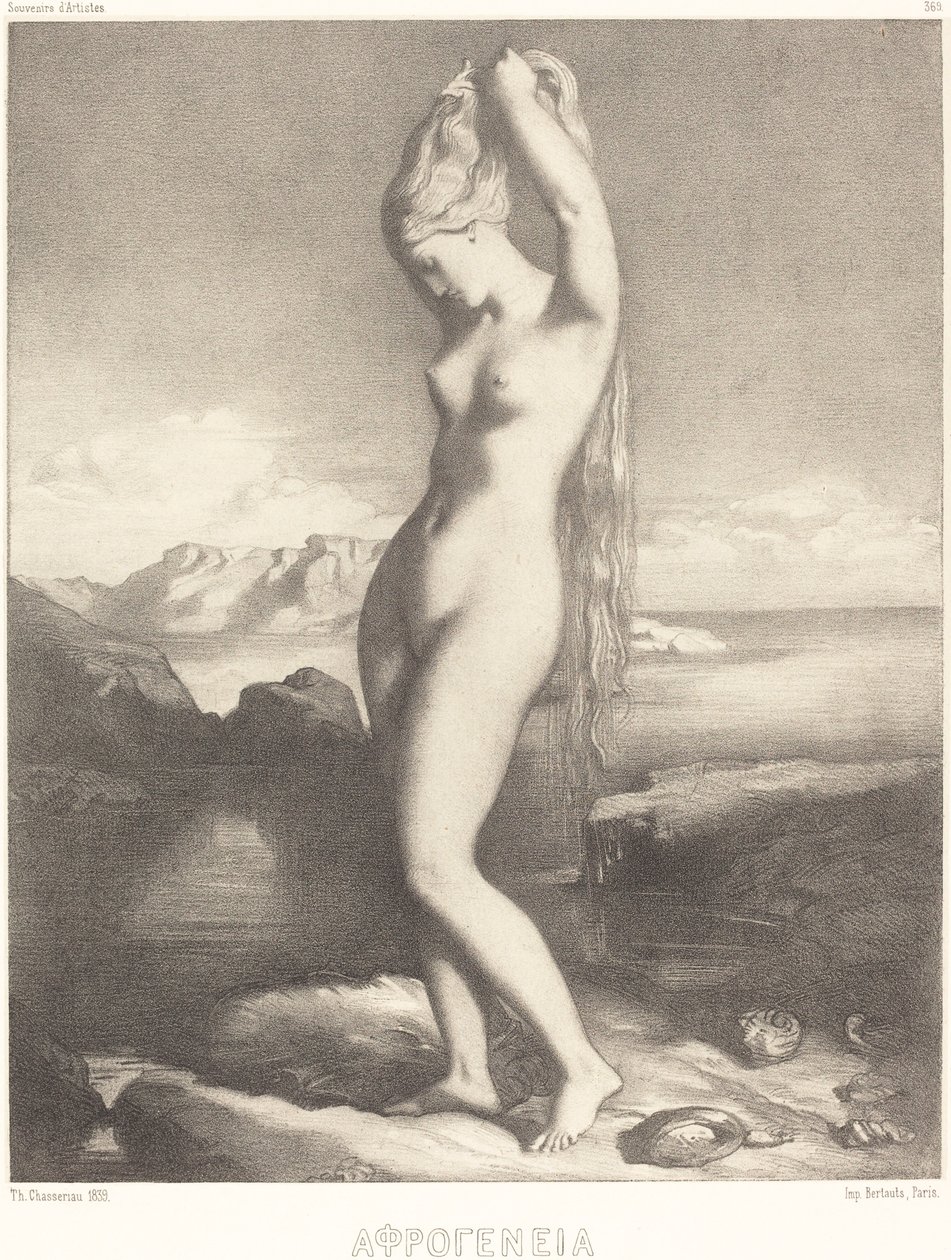 Venus Anadyomene von Théodore Chassériau