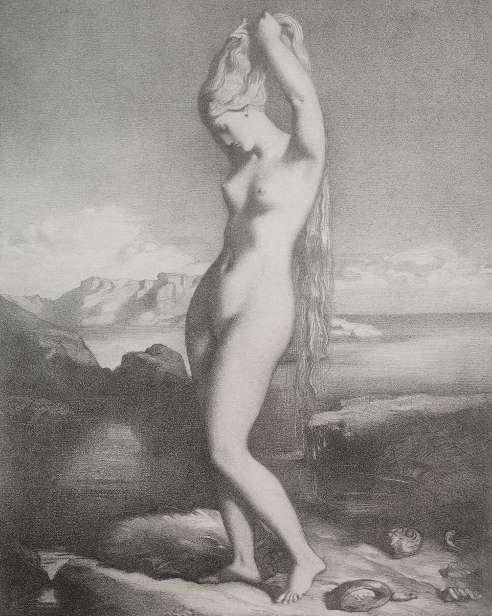 Venus Anadyomène, 1839 von Théodore Chassériau