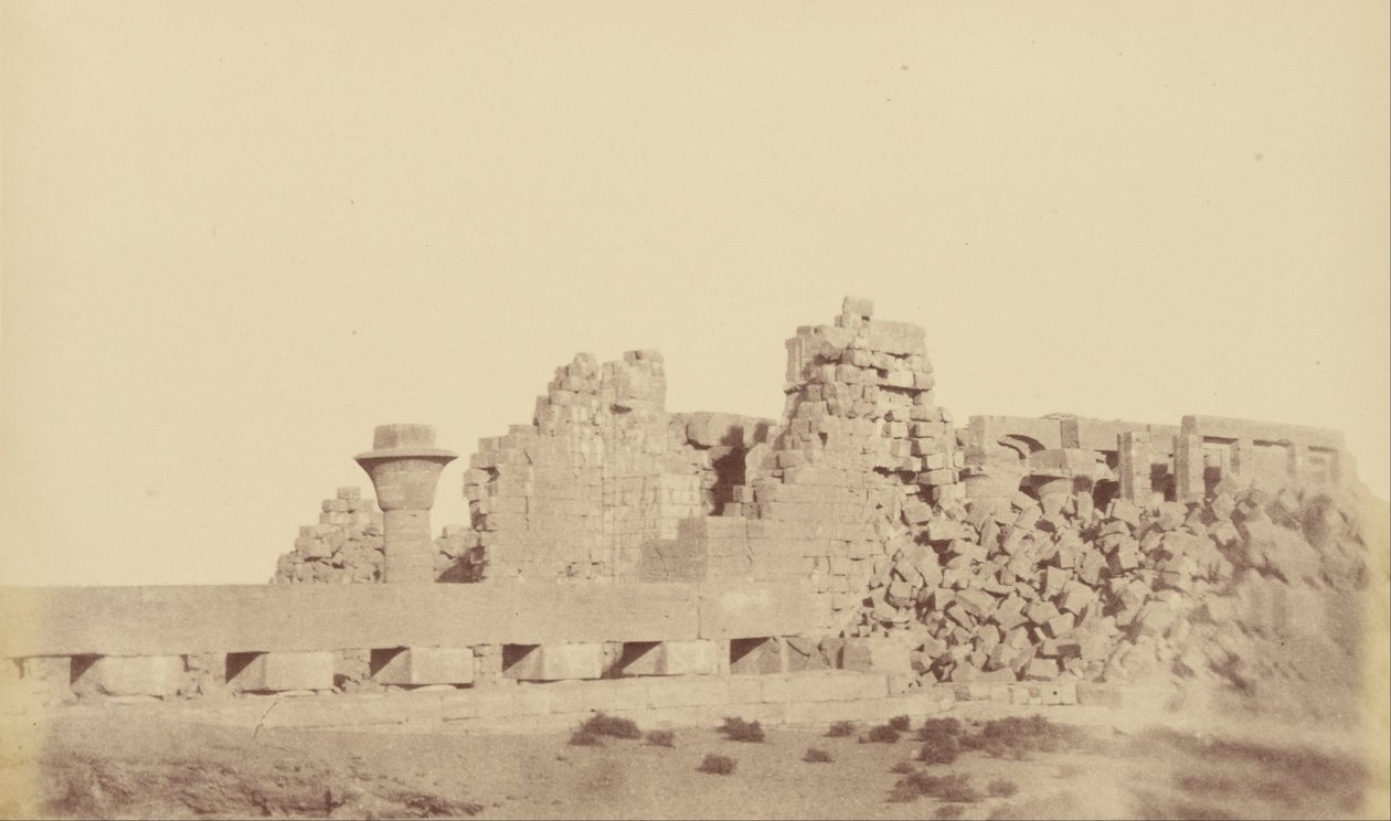 (Tothmes III. überdachter Gang, Karnak) von Théodule Devéria