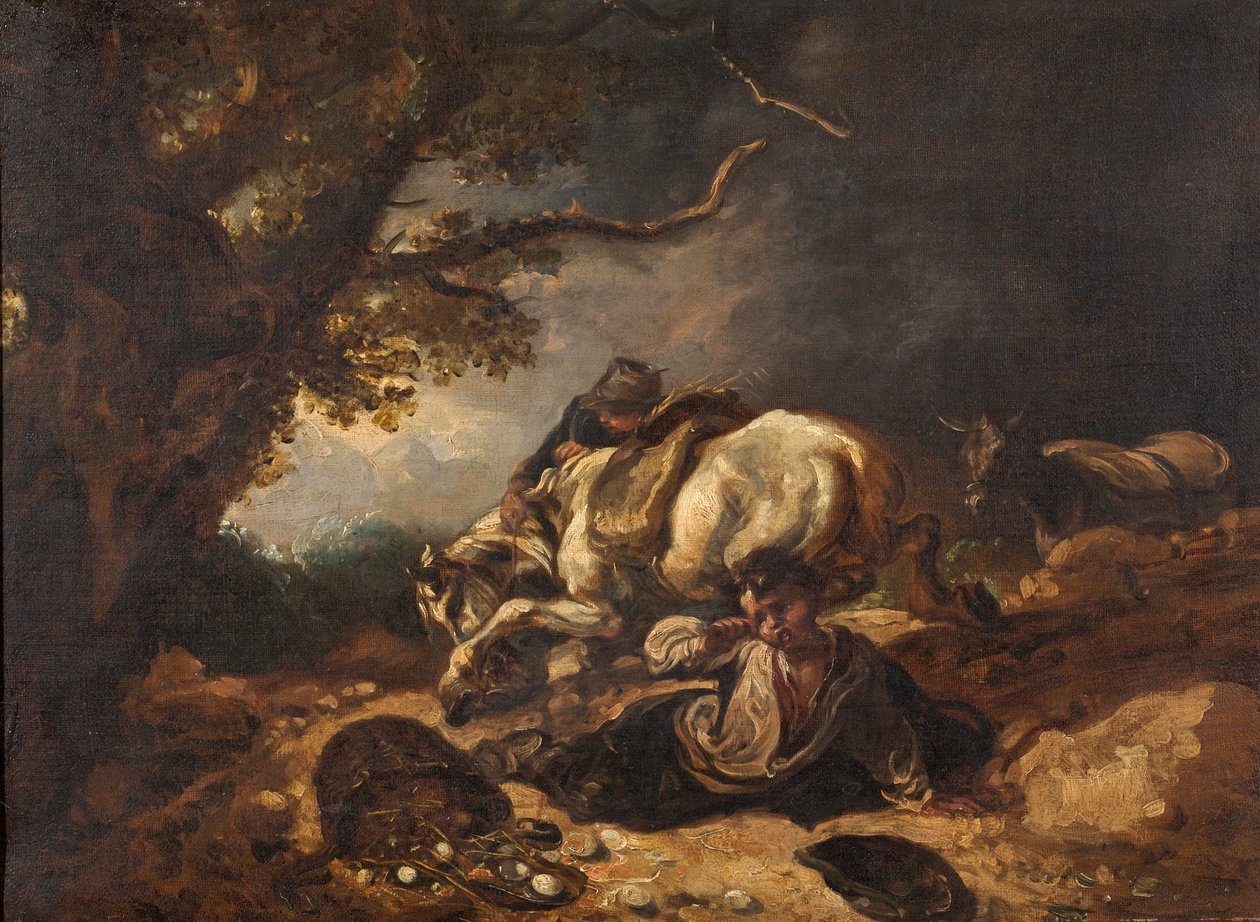 Ein Missgeschick mit Markteiern von Thomas Barker of Bath