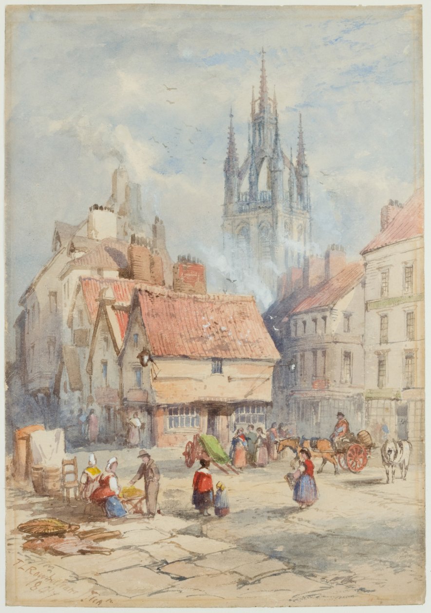 Middle Street, Newcastle upon Tyne von Thomas Charles Leeson Rowbotham