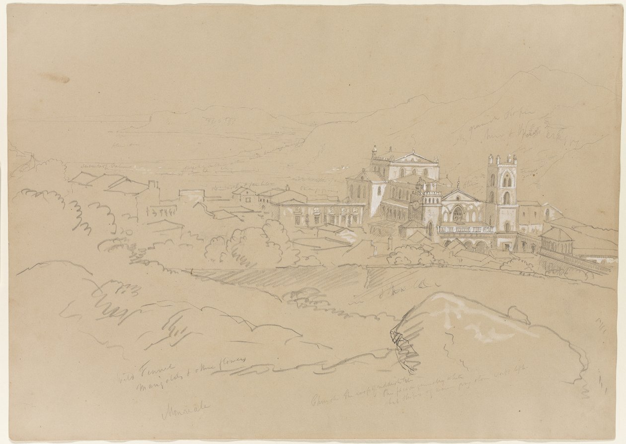 Monreale, Sizilien, 1842 von Thomas Cole