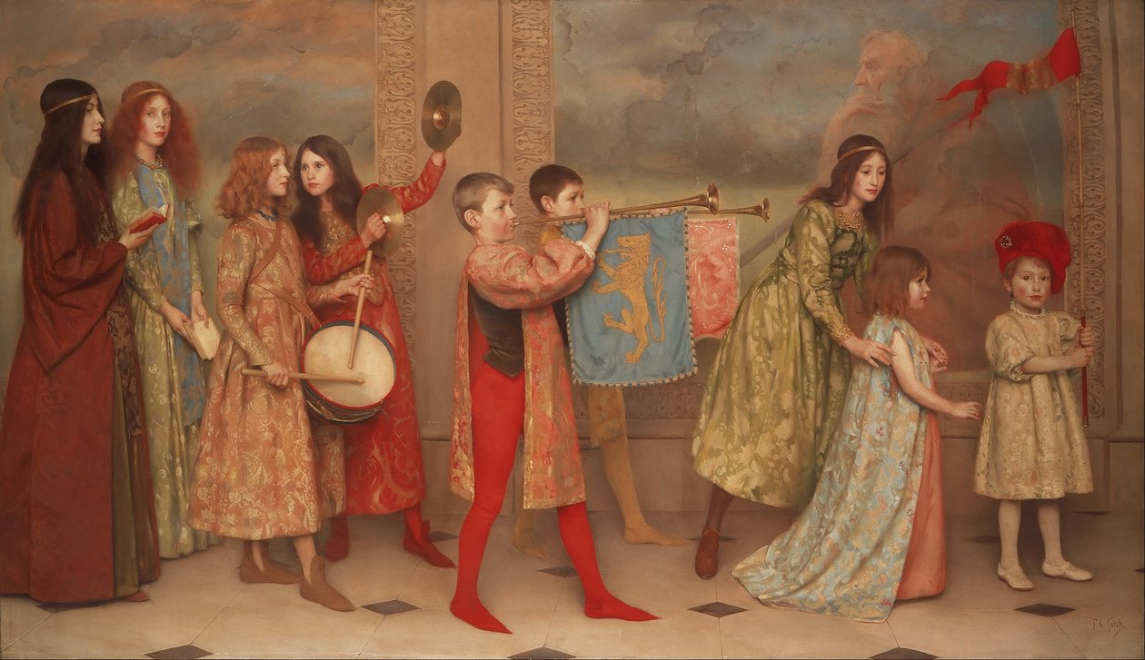 Ein Festzug der Kindheit von Thomas Cooper Gotch
