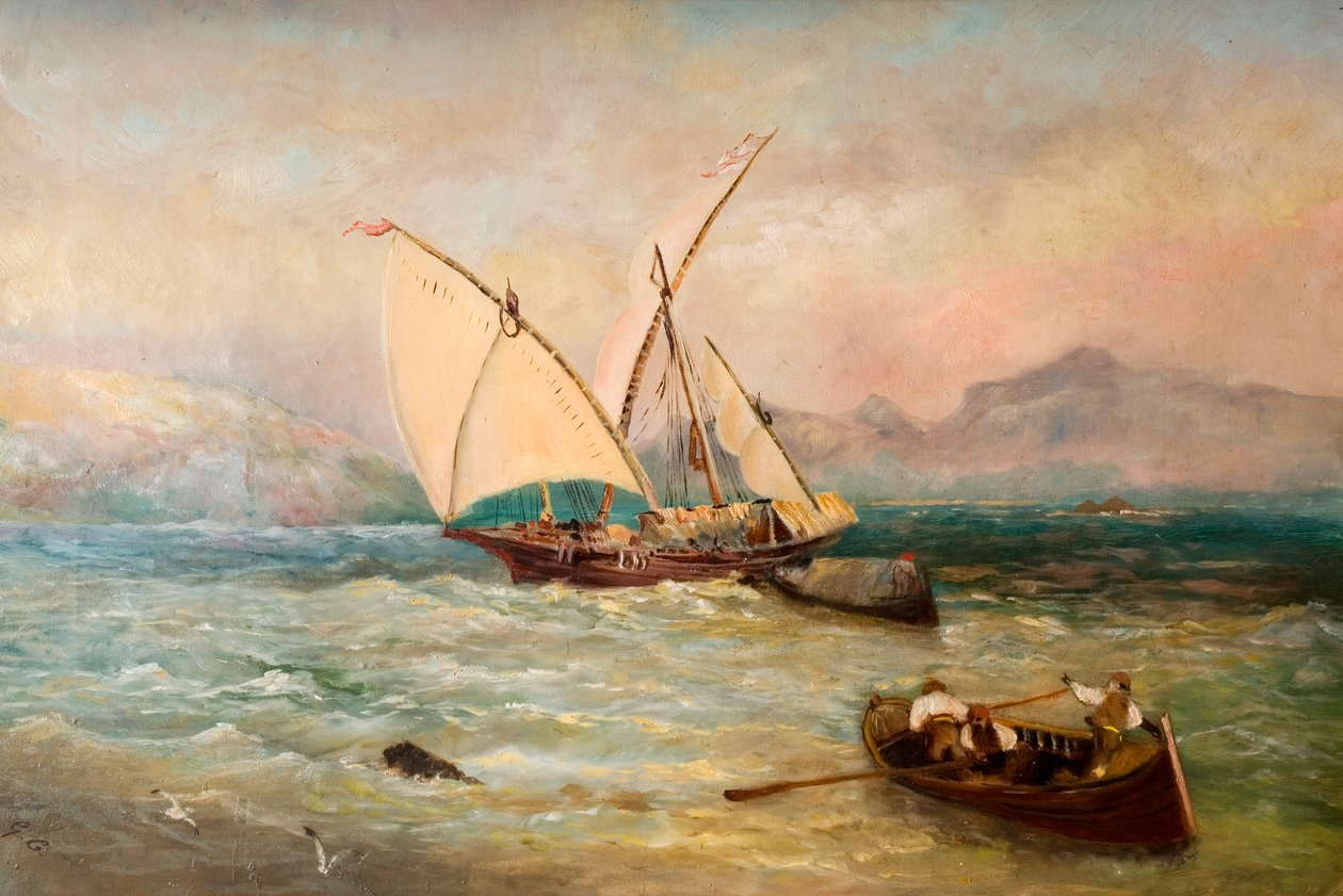 Auf dem Tees von Thomas Creswick