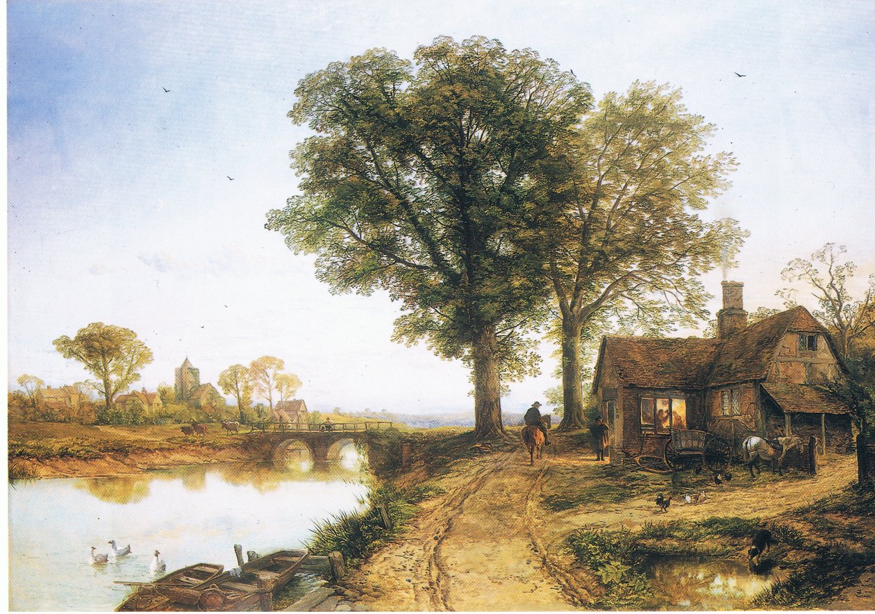 Die Dorfschmiede von Thomas Creswick